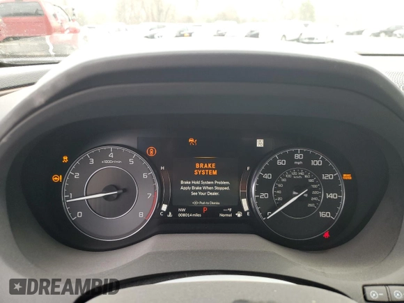 2024 Acura RDX w/Advance Package with VIN 5J8TC2H77RL005503, listed as a Copart auction lot 47077725 with 8,014 mi miles and Salvage Title. Bid and sale history available at carsss.com. Image 9.