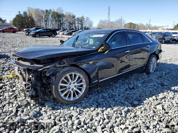 2017 Cadillac CT6 AWD with VIN 1G6KB5RS1HU202275, listed as a Copart auction lot 50122575 with 53,314 mi miles and Salvage title. Bid and sale history available at DreamBid. Image 1.