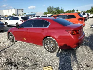 2015 Lexus GS 350 with VIN JTHCE1BL9FA001290, listed as a Copart auction lot 76063404 with 133,261 mi miles and Salvage Title. Bid and sale history available at carsss.com. Image 2.