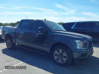 2018 Ford F-150 XL with VIN 1FTEW1CP3JFD41281, listed as a IAAI auction lot 41855113 with 127,010 mi miles. Bid and sale history available at carsss.com. Image 1.