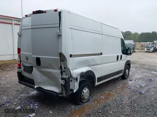 2023 Ram ProMaster Cargo Van with VIN 3C6LRVBG1PE547927, listed as a IAAI auction lot 41900633 with 25,030 mi miles. Bid and sale history available at carsss.com. Image 4.