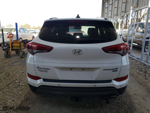 2016 Hyundai Tucson Limited with VIN KM8J3CA25GU126396, listed as a Copart auction lot 52397285 with 142,823 mi miles and Clean Title. Bid and sale history available at carsss.com. Image 6.