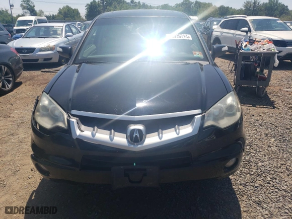 2009 Acura RDX Tech Pkg with VIN 5J8TB18599A002254, listed as a Copart auction lot 62939714 with 158,051 mi miles and Salvage Title. Bid and sale history available at carsss.com. Image 5.