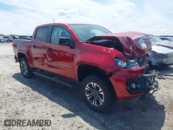 2021 Chevrolet Colorado 4WD Z71 с VIN 1GCGTDEN4M1197644, выставлен на аукционе IAAI как лот 42206486 с пробегом 38 107 миль миль и . История ставок и продаж доступна на DreamBid. Изображение 1.