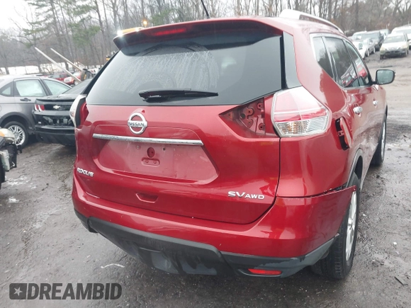 2014 Nissan Rogue SV with VIN 5N1AT2MV4EC750368, listed as a IAAI auction lot 41555157 with 197,315 mi miles. Bid and sale history available at carsss.com. Image 17.