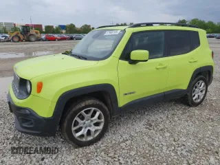 2017 Jeep Renegade Latitude with VIN ZACCJBBB4HPF25668, listed as a Copart auction lot 57986105 with 99,634 mi miles and Salvage title. Bid and sale history available at DreamBid. Image 1.