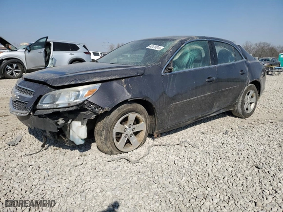 2013 Chevrolet Malibu LS with VIN 1G11B5SA8DF136275, listed as a Copart auction lot 48420015 with 190,664 mi miles and Salvage Title. Bid and sale history available at carsss.com. Image 1.