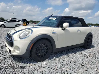 2016 MINI Convertible S with VIN WMWWG9C57G3A91827, listed as a Copart auction lot 64993295 with 112,574 mi miles and Salvage title. Bid and sale history available at DreamBid. Image 1.