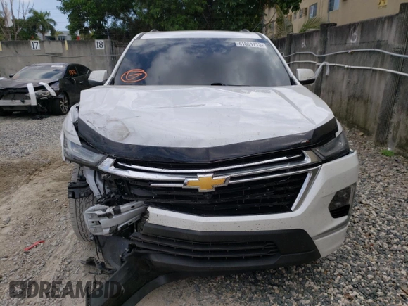 2022 Chevrolet Traverse Premier with VIN 1GNERKKW9NJ149105, listed as a Copart auction lot 41861773 with 21,438 mi miles. Bid and sale history available at carsss.com. Image 5.
