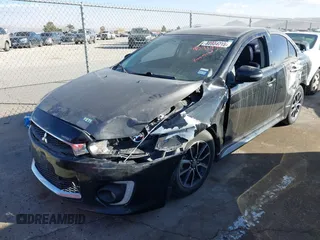 2017 Mitsubishi Lancer ES with VIN JA32U2FU3HU004629, listed as a IAAI auction lot 41293995 with 81,208 mi miles. Bid and sale history available at carsss.com. Image 2.