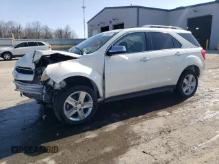 2014 Chevrolet Equinox LTZ with VIN 1GNALDEK6EZ136480, listed as a Copart auction lot 51083495 with 128,111 mi miles and Salvage Title. Bid and sale history available at carsss.com. Image 1.