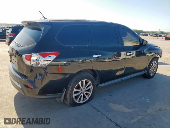 2015 Nissan Pathfinder S z VIN 5N1AR2MN9FC605293, wystawiony jako Copart lot #58082835 z przebiegiem 182 550 mil mil oraz Czysty tytuł • Clean title. Historia ofert i sprzedaży dostępna na DreamBid. Obrazek 3.