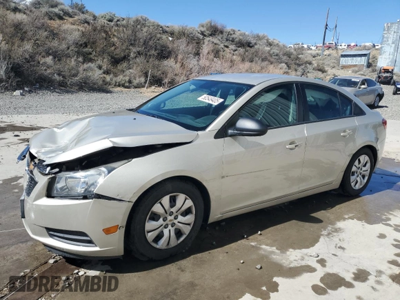 2014 Chevrolet Cruze LS with VIN 1G1PA5SGXE7157643, listed as a Copart auction lot 50549405 with 85,019 mi miles and Salvage Title. Bid and sale history available at carsss.com. Image 1.