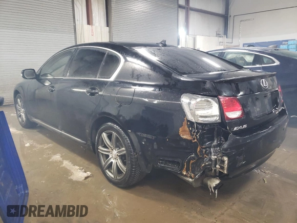 2009 Lexus GS 350 with VIN JTHCE96S490021845, listed as a Copart auction lot 41862345 with 214,825 mi miles and Salvage Title. Bid and sale history available at carsss.com. Image 2.