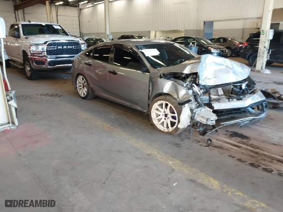2019 Honda Civic Sedan Sport with VIN 2HGFC2F84KH576619, listed as a IAAI auction lot 41556739 with 80,366 mi miles. Bid and sale history available at carsss.com. Image 1.