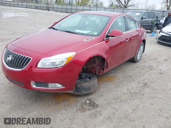 2013 Buick Regal Turbo Premium 1 with VIN 2G4GS5EV3D9152078, listed as a IAAI auction lot 41961731 with 90,912 mi miles. Bid and sale history available at carsss.com. Image 2.