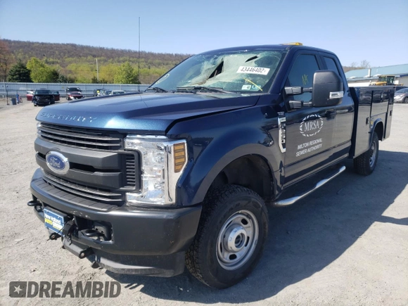 2018 Ford F-250 XL with VIN 1FD7X2B60JEB23062, listed as a Copart auction lot 43446402 with Not provided miles and Salvage title. Bid and sale history available at DreamBid. Image 2.