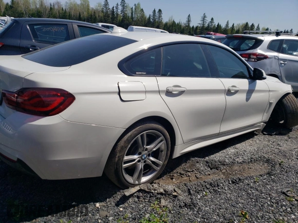 2020 BMW 4 Series 430i xDrive with VIN WBA4J3C0XLCE54173, listed as a Copart auction lot 56389825 with Not provided miles and Salvage title. Bid and sale history available at DreamBid. Image 3.