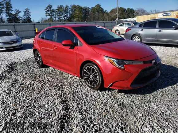 2020 Toyota Corolla LE with VIN 5YFEPRAE4LP086956, listed as a Copart auction lot 87750105 with 83,822 mi miles and Salvage Title. Bid and sale history available at carsss.com. Image 13.
