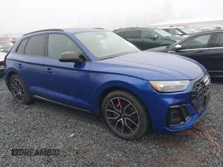 2021 Audi SQ5 Premium Plus with VIN WA1B4AFY4M2002578, listed as a IAAI auction lot 41153466 with 12,904 mi miles. Bid and sale history available at carsss.com. Image 1.