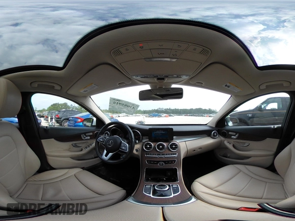 2019 Mercedes-Benz C C 300 with VIN 55SWF8EB9KU311723, listed as a IAAI auction lot 42085916 with 47,780 mi miles. Bid and sale history available at carsss.com. Image 18.