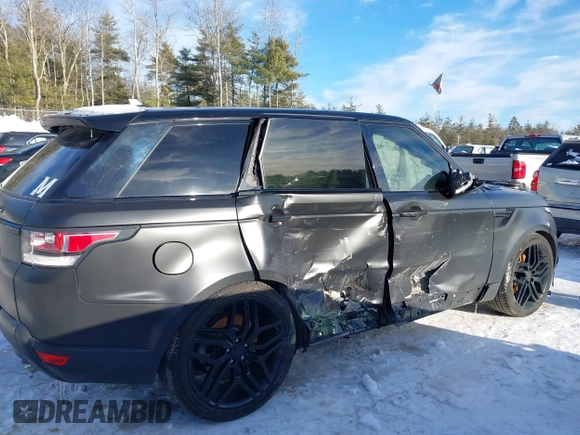 2016 Land Rover Range Rover Sport V6 Diesel HSE with VIN SALWR2KF6GA656035, listed as a IAAI auction lot 41579216 with 94,822 mi miles. Bid and sale history available at carsss.com. Image 12.