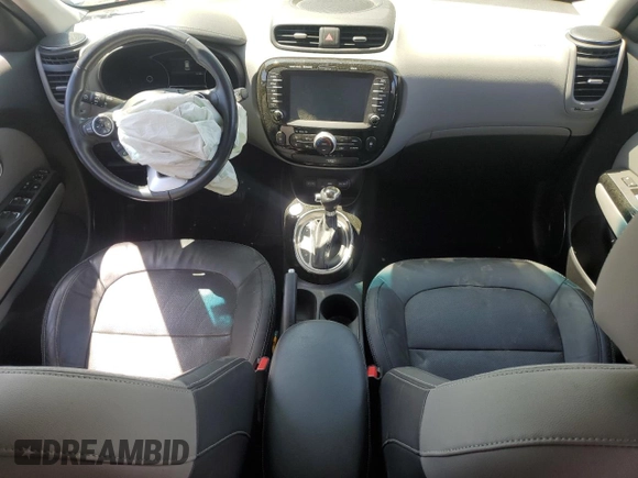 2017 Kia Soul + with VIN KNDJP3A51H7428335, listed as a Copart auction lot 55261725 with 16,168 mi miles and Salvage Title. Bid and sale history available at DreamBid. Image 8.