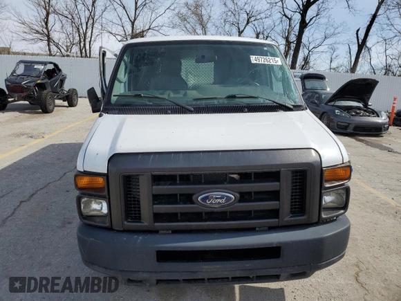 2012 Ford Econoline Cargo Commercial with VIN 1FTNE1EW2CDA70011, listed as a Copart auction lot 49726215 with Not provided miles and Salvage title. Bid and sale history available at DreamBid. Image 5.