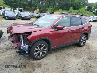 2024 Subaru Forester Limited с VIN JF2SKALC6RH463081, выставлен на аукционе Copart как лот 60777775 с пробегом 8 704 миль миль и Списание • Salvage title. История ставок и продаж доступна на DreamBid. Изображение 1.