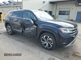 2022 Volkswagen Atlas SEL with VIN 1V2BE2CA4NC206923, listed as a Copart auction lot 54386495 with 73,133 mi miles and Salvage title. Bid and sale history available at DreamBid. Image 4.