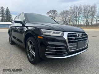 2018 Audi SQ5 Premium Plus with VIN WA1A4AFY3J2055215, listed as a Copart auction lot 54979565 with 224,607 mi miles and Clean Title. Bid and sale history available at carsss.com. Image 1.
