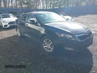 2013 Kia Optima LX with VIN 5XXGM4A79DG245910, listed as a IAAI auction lot 41853925 with 231,321 mi miles. Bid and sale history available at carsss.com. Image 1.
