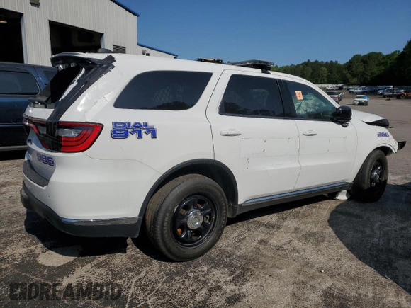 2024 Dodge Durango Special Service with VIN 1C4SDJFT1RC153986, listed as a Copart auction lot 49957425 with Not Provided miles and Salvage Title. Bid and sale history available at carsss.com. Image 3.