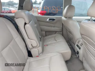 2013 Nissan Pathfinder SV with VIN 5N1AR2MMXDC611804, listed as a IAAI auction lot 41399219 with 185,384 mi miles. Bid and sale history available at carsss.com. Image 8.