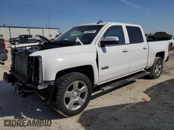 2018 Chevrolet Silverado 1500 LT with VIN 3GCPCREC1JG224856, listed as a Copart auction lot 45209405 with 123,833 mi miles and Salvage Title. Bid and sale history available at DreamBid. Image 1.