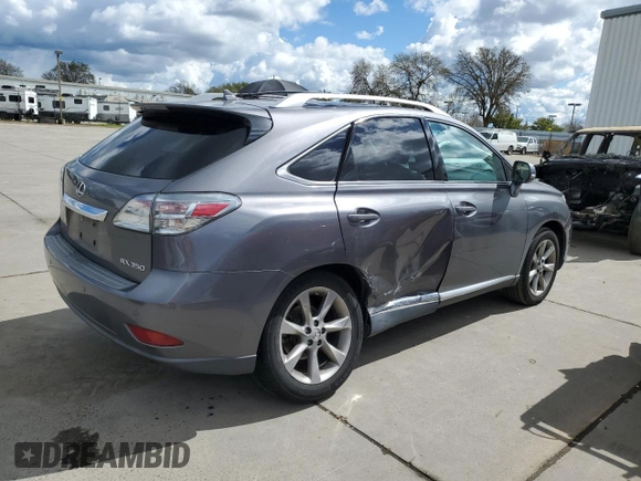 2012 Lexus RX 350 with VIN 2T2ZK1BA9CC071331, listed as a Copart auction lot 49186555 with 152,791 mi miles and Salvage Title. Bid and sale history available at DreamBid. Image 3.