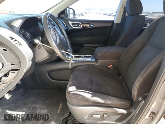 2016 Nissan Pathfinder Platinum with VIN 5N1AR2MN0GC629225, listed as a Copart auction lot 80952774 with 144,255 mi miles and Salvage Title. Bid and sale history available at carsss.com. Image 7.