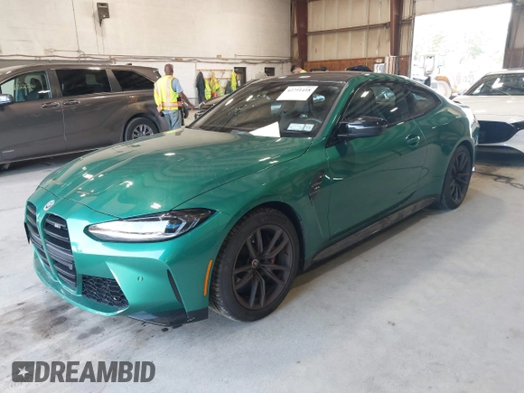 2023 BMW M4 with VIN WBS53AZ04PCM21453, listed as a IAAI auction lot 42751418 with 13,855 mi miles and . Bid and sale history available at DreamBid. Image 2.
