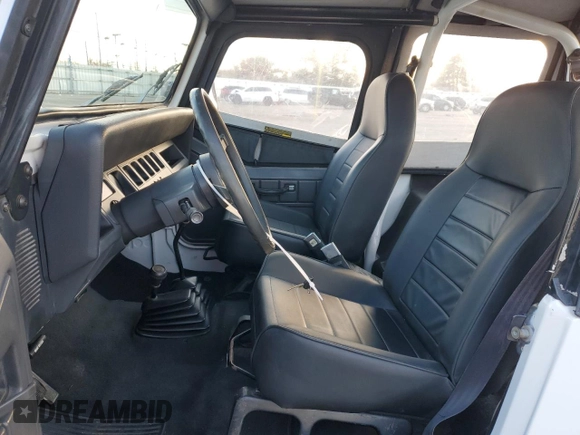 1993 Jeep Wrangler "S" with VIN 1J4FY19P8PP218787, listed as a Copart auction lot 86955894 with 253,568 mi miles and Salvage Title. Bid and sale history available at carsss.com. Image 7.
