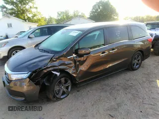 2022 Honda Odyssey EX with VIN 5FNRL6H59NB019950, listed as a IAAI auction lot 42070655 with 24,863 mi miles and . Bid and sale history available at DreamBid. Image 17.