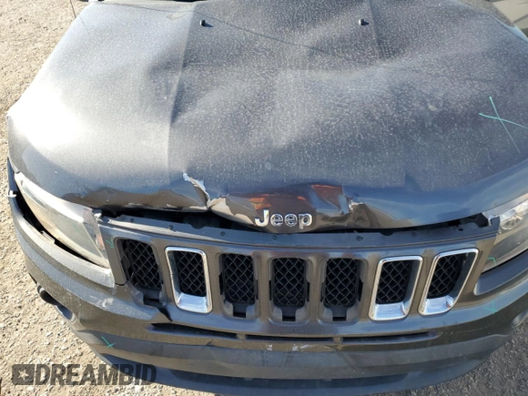 2017 Jeep Compass Sport with VIN 1C4NJCBA3HD147301, listed as a Copart auction lot 48399035 with 82,073 mi miles and Salvage title. Bid and sale history available at DreamBid. Image 11.