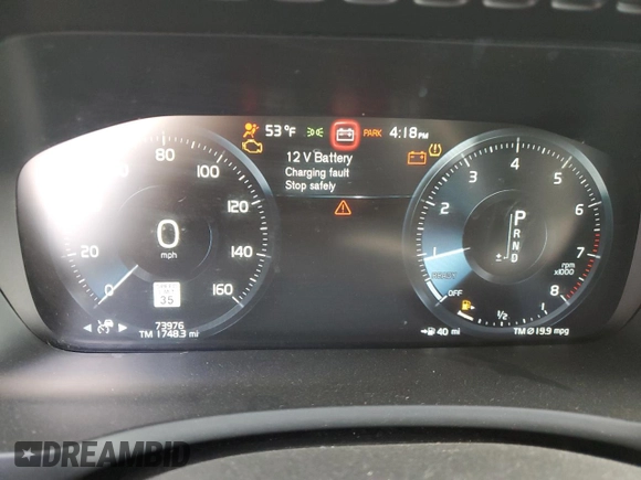2016 Volvo XC90 T6 Momentum with VIN YV4A22PK8G1045772, listed as a Copart auction lot 45231845 with 73,976 mi miles and Clean Title. Bid and sale history available at carsss.com. Image 9.