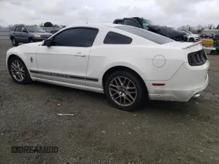 2013 Ford Mustang V6 with VIN 1ZVBP8AM3D5271855, listed as a Copart auction lot 50033585 with 140,675 mi miles and Salvage Title. Bid and sale history available at carsss.com. Image 2.