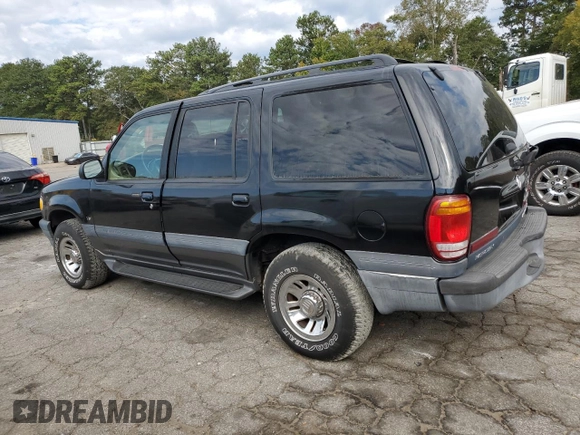 1999 Mercury Mountaineer with VIN 4M2DU52P9XUJ10152, listed as a Copart auction lot 76283584 with 32,199 mi miles and Clean title. Bid and sale history available at DreamBid. Image 2.