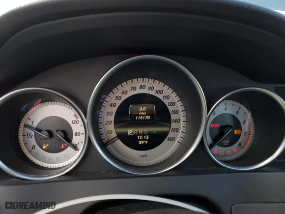 2013 Mercedes-Benz C-Class C 250 with VIN WDDGJ4HB3DG096721, listed as a Copart auction lot 49807205 with 115,170 mi miles and Clean Title. Bid and sale history available at carsss.com. Image 9.
