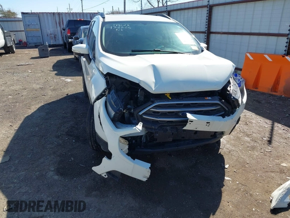 2020 Ford EcoSport SE with VIN MAJ3S2GE0LC322232, listed as a IAAI auction lot 41727787 with 37,163 mi miles. Bid and sale history available at carsss.com. Image 6.