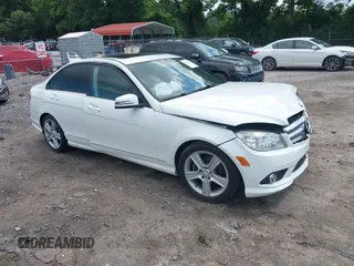 2010 Mercedes-Benz C 300 Sport with VIN WDDGF5EB4AR099719, listed as a IAAI auction lot 42554625 with 199,709 mi miles and . Bid and sale history available at DreamBid. Image 1.