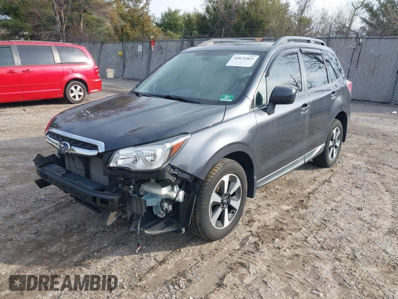 2018 Subaru Forester Premium with VIN JF2SJAGC0JH452501, listed as a IAAI auction lot 41871403 with 65,412 mi miles. Bid and sale history available at carsss.com. Image 2.
