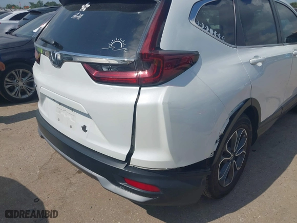 2021 Honda CR-V EX with VIN 2HKRW1H50MH422371, listed as a IAAI auction lot 40087002 with 1 mi miles. Bid and sale history available at carsss.com. Image 18.