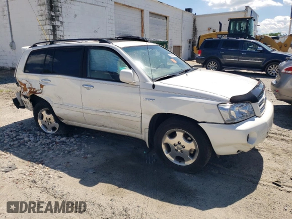 2007 Toyota Highlander w/3rd Row z VIN JTEDP21A070128700, wystawiony jako Copart lot #55629995 z przebiegiem 258 202 mil mil oraz Szkoda całkowita • Salvage title. Historia ofert i sprzedaży dostępna na DreamBid. Obrazek 4.